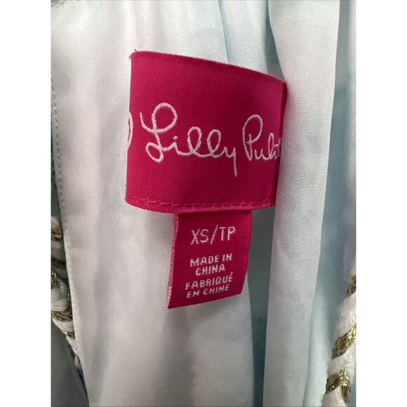 LILLY PULITZER For Target Womens XS Strapless MAXI DRESS Beachy - Picture 5 of 10